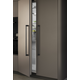 Greep CASEY BIG BA736 L768 aluminium zwart textuur / gepolijst titanium zwart